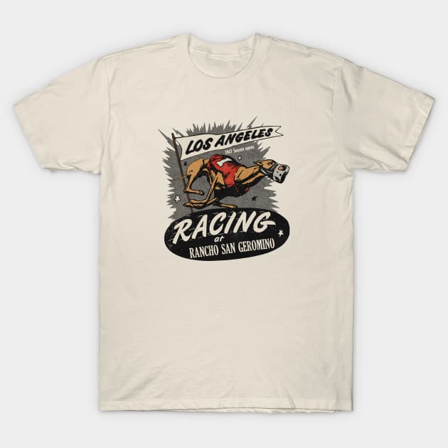 Vintage California Dog Race T-Shirt by Kujo Vintage